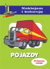 Pojazdy. Naklejam i koloruję - zdjęcie