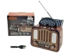 Głośnik Bluetooth radio retro ze światłem USB - zdjęcie