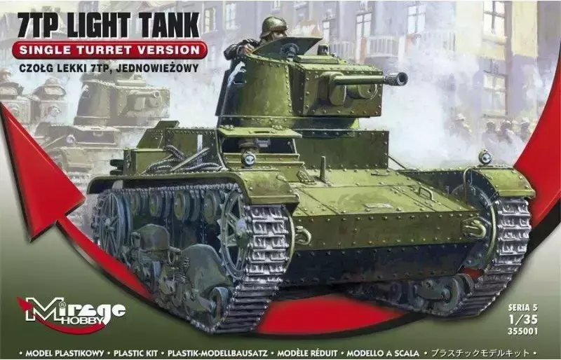 Model do sklejania 7TP Light Tank Model do sklejania 7TP Light Tank