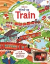Wind-up train book with slot-together tracks - zdjęcie