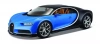 Samochód Bugatti Chiron, niebieski - zdjęcie