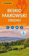 Beskid Makowski mapa laminowana - zdjęcie