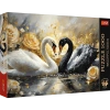 Puzzle 1000 elementów. Premium Plus Quality. Piękne łabędzie - zdjęcie