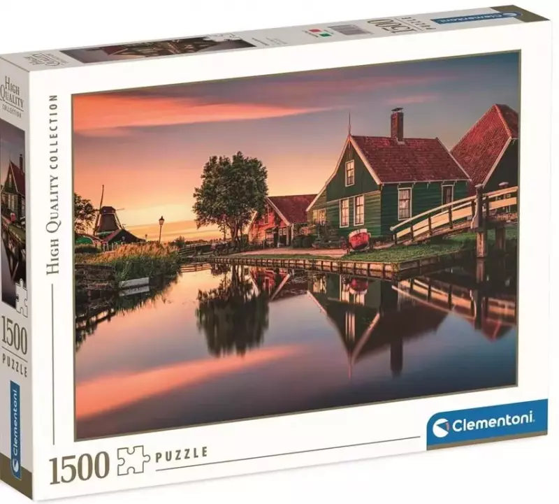 Puzzle 1500 elementów. High Quality Collection. Zaanse Schans Puzzle 1500 elementów. High Quality Collection. Zaanse Schans