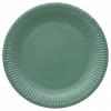 Talerze papierowe 23 cm, ciemnozielony Monocolor (8 sztuk) - zdjęcie