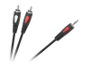 Kabel wtyk jack 3.5 - 2RCA 1.0m Cabletech Eco-Line - zdjęcie