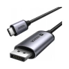 Kabel UGREEN CM556 USB-C-DisplayPort 3m (czarny) - zdjęcie