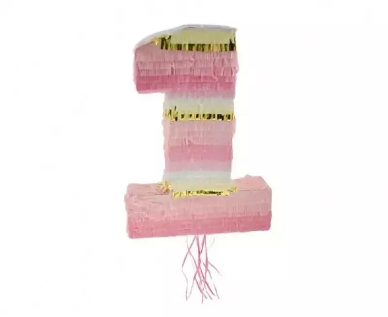 Piniata Cyfra 1 50x35x8 Roz Go Fol Piniata Cyfra 1 50x35x8 Roz Go Fol