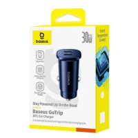 Ładowarka samochodowa Baseus GoTrip 2 x USB-C 30W - czarna, zdjęcie 10
