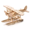 Puzzle Drewniane 3D Samolot - zdjęcie