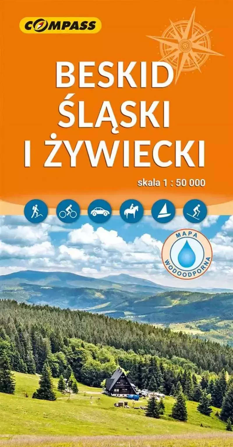 Mapa - Beskid Śląski i Żywiecki Mapa - Beskid Śląski i Żywiecki