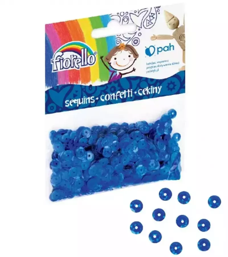 Confetti cekiny kółko niebieskie FIORELLO Confetti cekiny kółko niebieskie FIORELLO