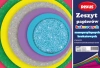 Papier kolorowy samoprzylepny A4, brokat, 8 kartek - zdjęcie