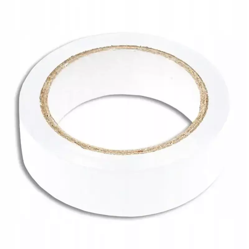 Taśma izolacyjna 10 m x 19 mm, biała Taśma izolacyjna 10 m x 19 mm, biała