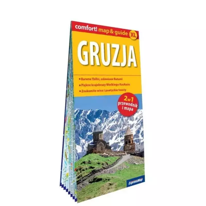 Comfort!map&guide XL Gruzja 2w1 lam w.2023 Comfort!map&guide XL Gruzja 2w1 lam w.2023