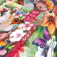 Puzzle 500 elementów. Krowa Wow! 20029, zdjęcie 6