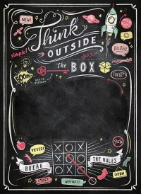 Puzzle 1000 elementów. Black Board. Think Outside the Box, zdjęcie 2