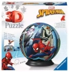 Puzzle 72 elementy 3D Kula Spiderman - zdjęcie