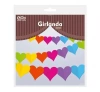 Girlanda Pap 360x18cm Go Kolorowe Serduszka Pbh - zdjęcie