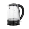 Czajnik elektryczny TEESA, szklany, 2200 W, czarny, 1,7 L - zdjęcie
