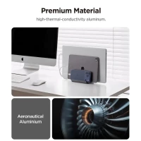 Spigen LD208S4 Vertical Laptop Stand Space Grey, zdjęcie 9