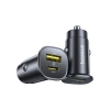 Ładowarka samochodowa Baseus GoTrip USB-C / USB-A 30W - czarna - zdjęcie