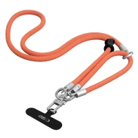Tech-Protect C10S Rope Crossbody & Wrist ORANGE/TITANIUM, zdjęcie 4