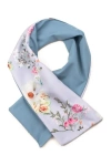 Opaska na druciku Floral Twist, lawendowy - zdjęcie