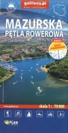 Mazurska Pętla Rowerowa 1:70 000 laminowana - zdjęcie