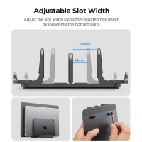 Spigen LD208S4 Vertical Laptop Stand Space Grey, zdjęcie 8