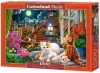 Puzzle 1500 elementów. Kittens on the Roof - zdjęcie