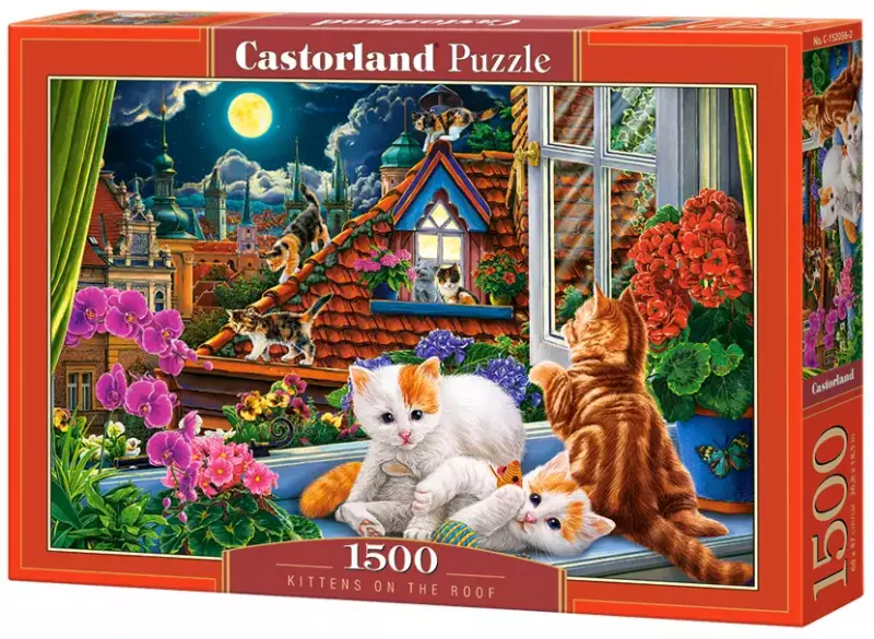 Puzzle 1500 elementów. Kittens on the Roof Puzzle 1500 elementów. Kittens on the Roof