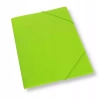 Teczka A4 z gumką plastikowa jasnozielona - zdjęcie