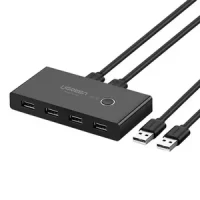 Przełącznik KVM UGREEN US216 4xUSB 2.0 (czarny), zdjęcie 2