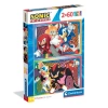 CLE puzzle 2x60 SuperKolor Sonic 24821 - zdjęcie