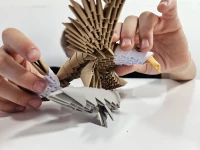 Origami 3D. Orzeł (336 elementów), zdjęcie 9