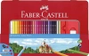 Kredki ołówkowe Zamek Faber-Castell 48 szt. w opakowaniu metalowym - zdjęcie