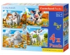 Puzzle 4w1. Kochające zwierzęta - zdjęcie
