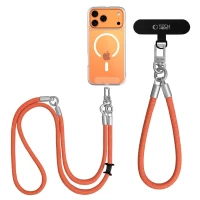 Tech-Protect C10S Rope Crossbody & Wrist ORANGE/TITANIUM, zdjęcie 3