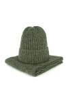 Polski komplet Fluffness, khaki - zdjęcie