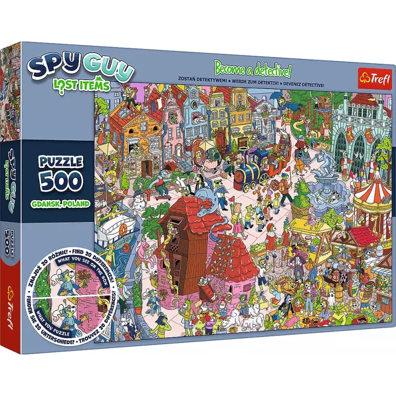 Puzzle 500 elementów. Spy Guy. Gdańsk, Polska Puzzle 500 elementów. Spy Guy. Gdańsk, Polska