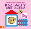 Nauka z grubym obrysem. Kształty. Koło i kwadrat - zdjęcie
