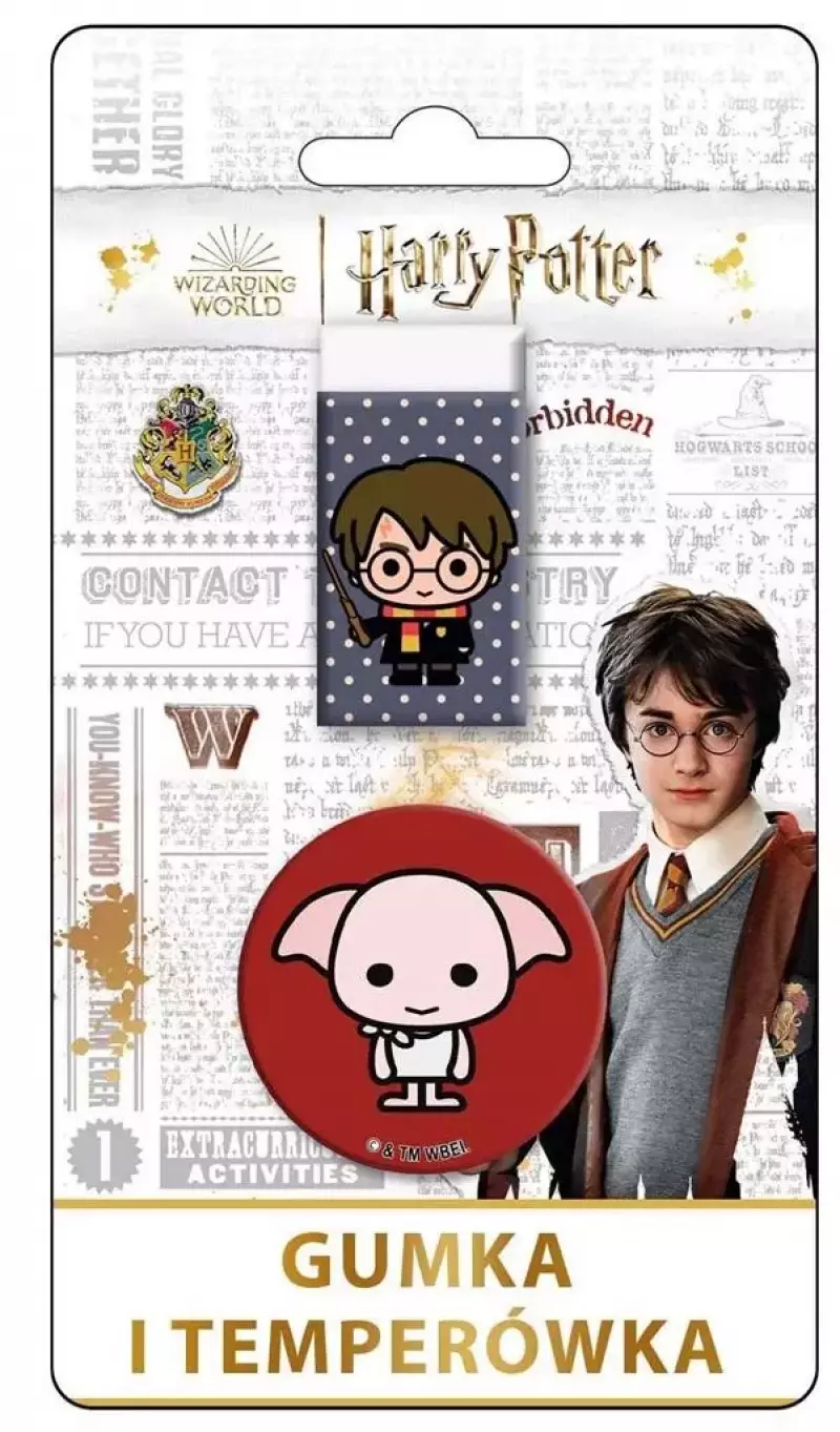Gumka + temperówka Harry Potter Gumka + temperówka Harry Potter