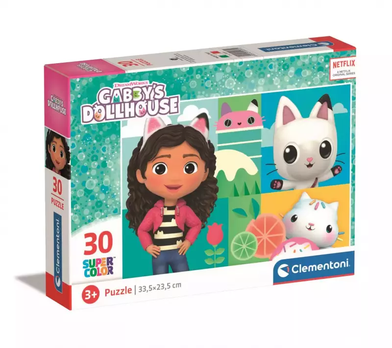 Puzzle 30el. - Koci Domek Gabi