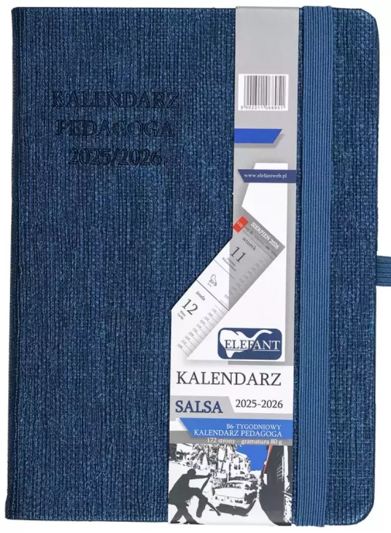 Kalendarz Pedagoga B6 2025-2026 Salsa, perłowy Kalendarz Pedagoga B6 2025-2026 Salsa, perłowy
