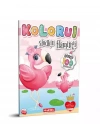 Koloruj. Słodkie flamingi - zdjęcie