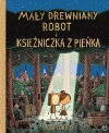 Mały drewniany robot i księżniczka z pieńka - zdjęcie