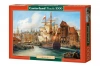 Puzzle 1000 elementów. Statek w porcie, Gdańsk - zdjęcie