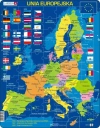 Układanka Unia Europejska - Mapa, Flagi - zdjęcie