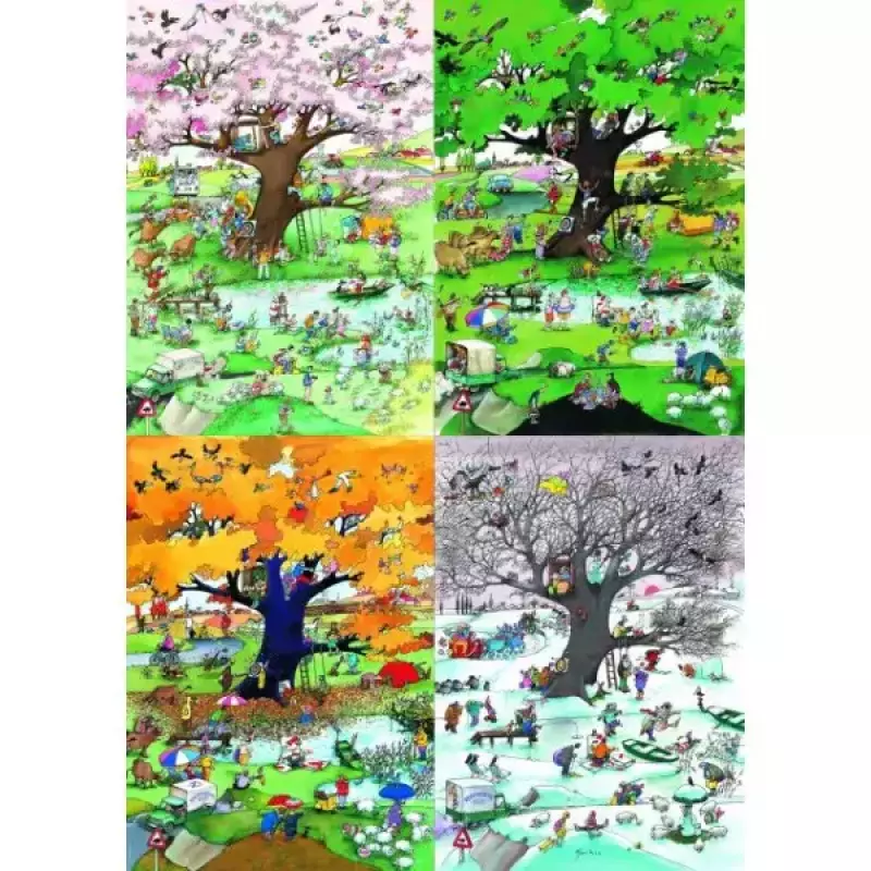 Puzzle 2000 elementów. Cztery pory roku, Blachon
